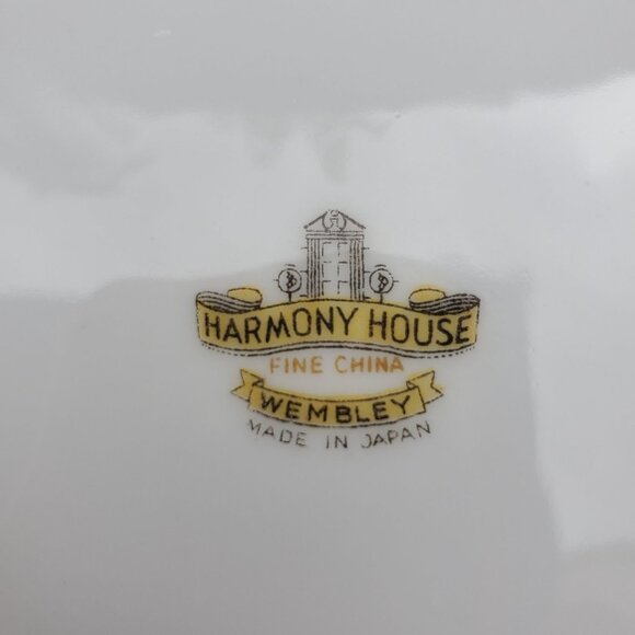 Harmony House Wembley Fine China Bread Plates Floral Design 6" Set Of 4 Japan - Picture 3 of 6